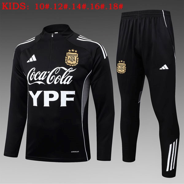 Ninos Sudadera De Training Argentina 2025/2026 Negro 5